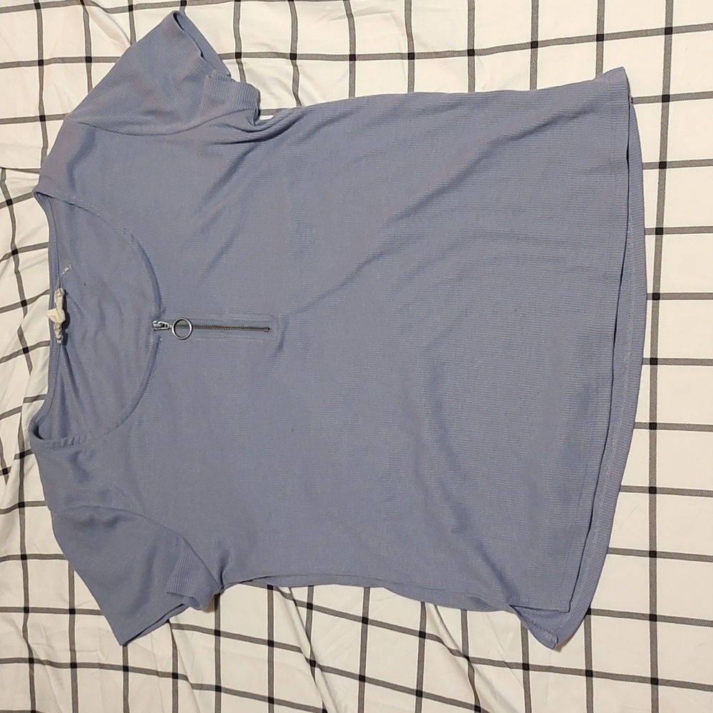 Light blue dress top size large